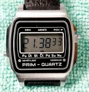 PRIM QUARTZ 'DIGITÁLNÍ' ČERNÉ - SBÍRKOVÝ STAV