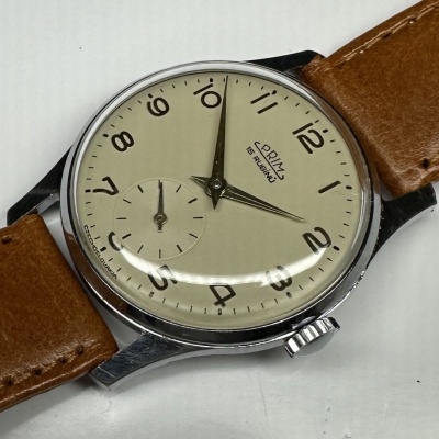 Prim cal 50 - matný krémový číselník