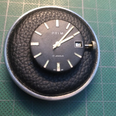 Strojek Prim kal. 68.3 s číselníkem funkční