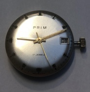 Prodám funkční strojek PRIM kalibr 68.3 s číselníkem sunburst