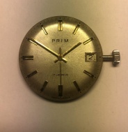 Prodám funkční strojek PRIM kalibr 68.3 s číselníkem