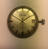 Prodám funkční strojek PRIM kalibr 68.3 s číselníkem