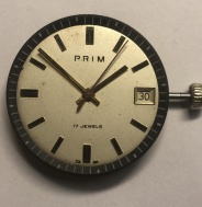 Prodám funkční strojek PRIM kalibr 68.3 s číselníkem a armovákem