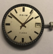 Prodám funkční strojek PRIM kalibr 68.3 s číselníkem a armovákem