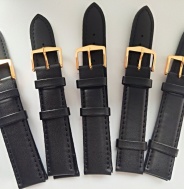 černý řemen 18mm se zlacenou sponou !!!