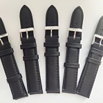 černý řemen 18mm se stříbřitou sponou !!!