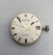 Prodám funkční strojek PRIM kalibr 68.3 s číselníkem