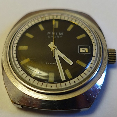 Hodinky PRIM Sport II - ŽLUTÉ INDEXY - FUNKČNÍ