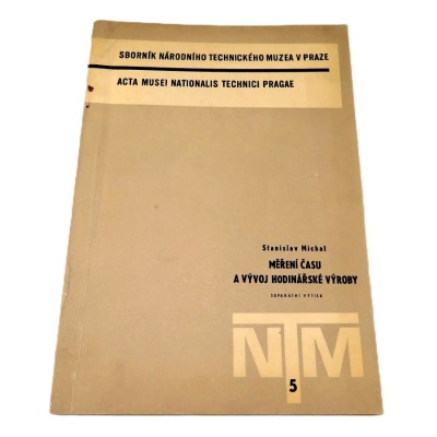 Kniha "MĚŘENÍ ČASU A VÝVOJ HODINÁŘKÉ VÝROBY"