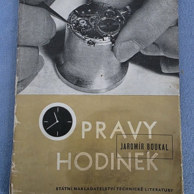 Kniha Opravy hodinek - Jaromír Boukal (1958)