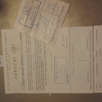 Zarucni lis a doklad