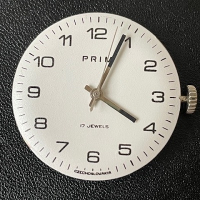 Prim 17jewels ciferník + strojček 