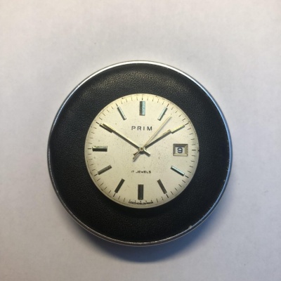 Prodám funkční strojek PRIM kalibr 68.4 po servisu s číselníkem 