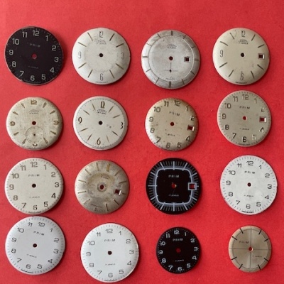 Prim ciferníky použité 16ks