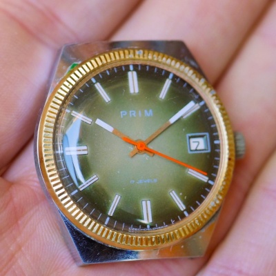 Prim "Rolex" zelené, kal. 68