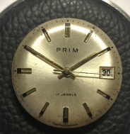 Prodám funkční strojek PRIM kalibr 68.4 s číselníkem sunburst