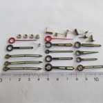 RUČIČKY NA STARÉ BUDÍKY PRIM - SVÍTÍCÍ - mix ruček a dílů