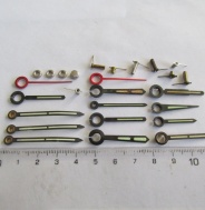 RUČIČKY NA STARÉ BUDÍKY PRIM - SVÍTÍCÍ - mix ruček a dílů