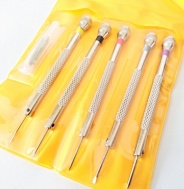 sada hodinářských šroubováků s výměnnými hroty