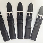 černý řemen 18mm se stříbřitou sponou !!!