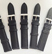 černý řemen 18mm se stříbřitou sponou !!!