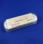 Stará krabička PRIM so záručným listom