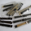 Řemínky na hodinky 12mm - hnědé + černé - 10 kusů