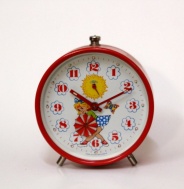 budík Prim B 71, dětský motiv, jako nový, funkční