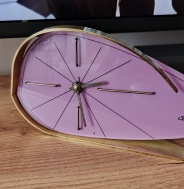 Prim Brusel stolní hodiny Fialové 