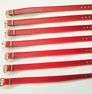 barexový řemen 10mm bez podložky, tmavě červený Barex !!!