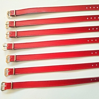 barexový řemen 10mm bez podložky, tmavě červený Barex !!!