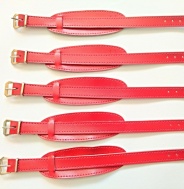 barexový řemen 10mm s podložkou, tmavě červený Barex !!!