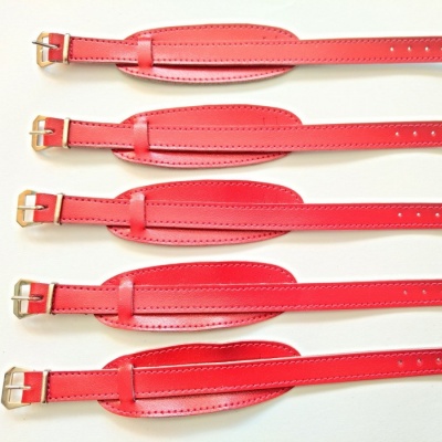 barexový řemen 10mm s podložkou, tmavě červený Barex !!!