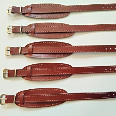 barexový řemen 10mm s podložkou, tmavě hnědý Barex !!!