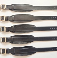 barexový řemen 12mm s podložkou, černý Barex, delší spona !!!