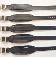 barexový řemen 12mm s podložkou, černý Barex, delší spona !!!