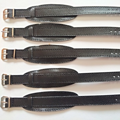 barexový řemen 12mm s podložkou, černý Barex !!!