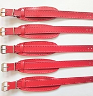 barexový řemen 12mm s podložkou, červený Barex !!!