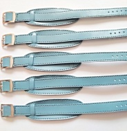 barexový řemen 12mm s podložkou, modrý Barex, delší spona !!!