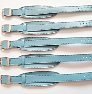 barexový řemen 12mm s podložkou, modrý Barex, delší spona !!!