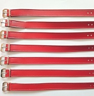 barexový řemen 12mm bez podložky, červený Barex !!!