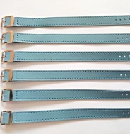 barexový řemen 12mm bez podložky, modrý Barex, delší spona !!!