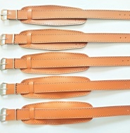 barexový řemen 14mm s podložkou, hnědý Barex, širší spona !!!