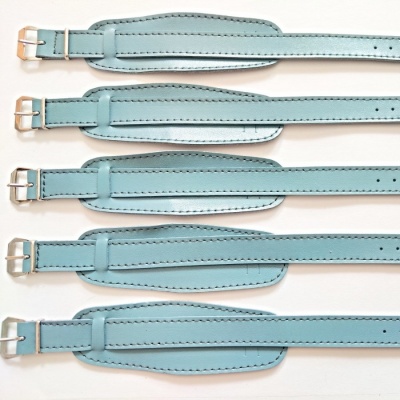 barexový řemen 14mm s podložkou, modrý Barex