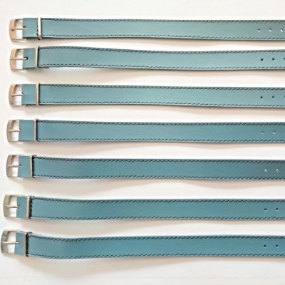 barexový řemen 14mm bez podložky, modrý Barex, užší spona