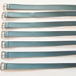 barexový řemen 14mm bez podložky, modrý Barex, širší spona