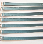 barexový řemen 14mm bez podložky, modrý Barex, širší spona