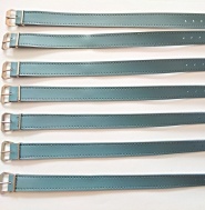 barexový řemen 14mm bez podložky, modrý Barex, širší spona