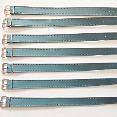 barexový řemen 14mm bez podložky, modrý Barex, širší spona