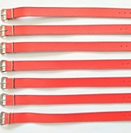 barexový řemen 14mm bez podložky, červeno-oranžový Barex, širší spona